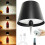 Luz LED sem fio para garrafa de vinho (preta) 1
