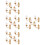 20 Pcs Mini Wall Lamps Luminous Sand Table Building Diy Materials 6