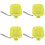 4Pièces Accessoires Bol Eau Vert Clair ABS Portable Pour Chiens 6