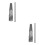 2 Sets Double Head Heavy Duty Screw Extractor Tool For Water Pipes 7