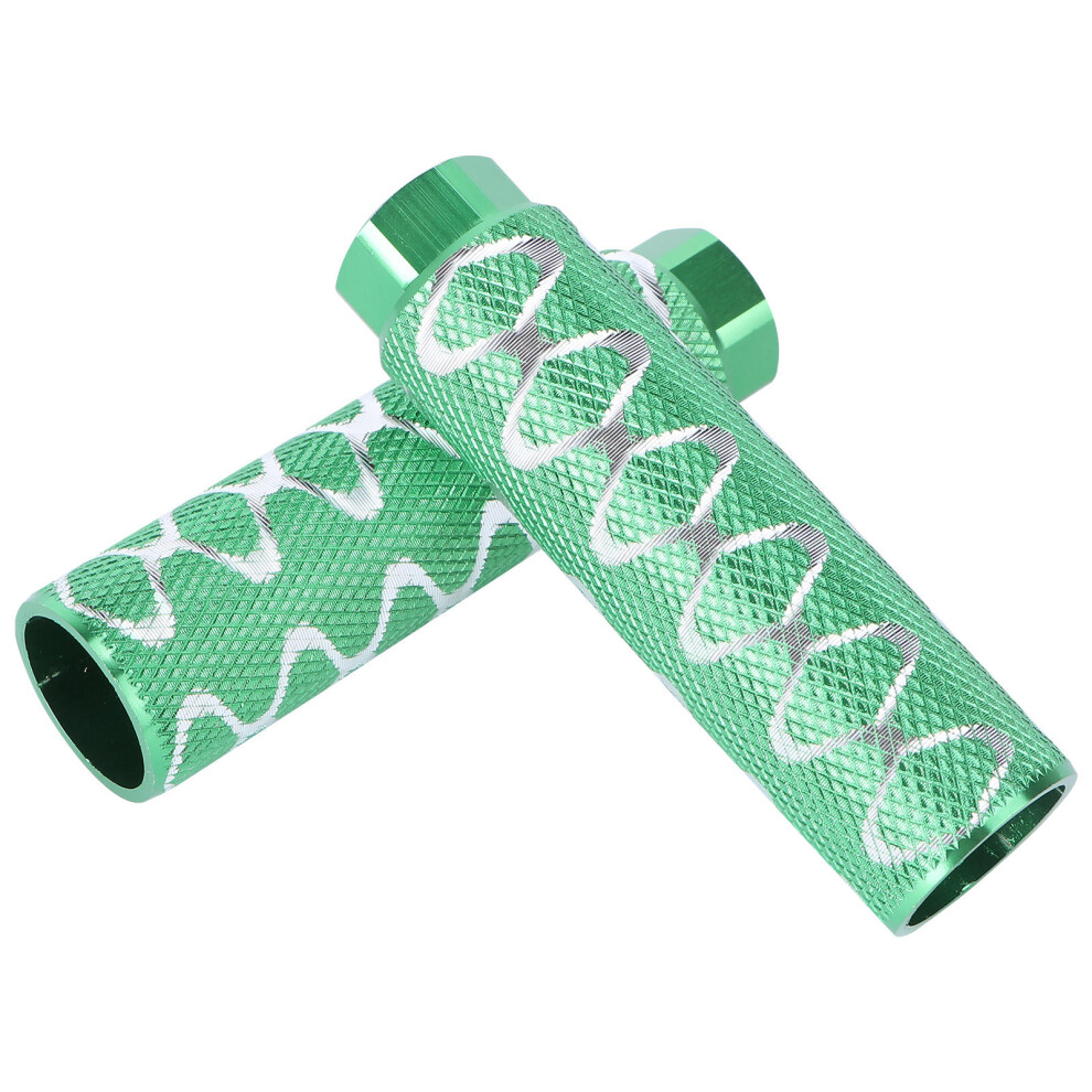 1Pair Alloy Peg Stunt Bike Pedals Durable Aluminum Footpegs Green 3062623061384