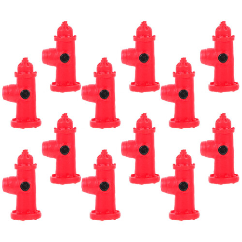 36 Pcs Traffic Road Fire Hydrant Models Imitated Street Signs 1