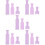 15 Pcs Hair Highlighting Boards Salon Tools 9