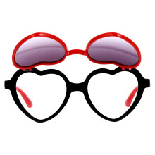 2 Pairs Heart Sunglasses for Kids Boys and Girls