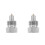 2Pcs Heavy Duty Hydraulic Jack Male Connector 7