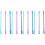 12 Pcs Silicone Mask Mixing Stick Diy Stirring Rod 5