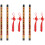 2 Count Flute Instrument Beginners Kids Musical Instruments Long 6