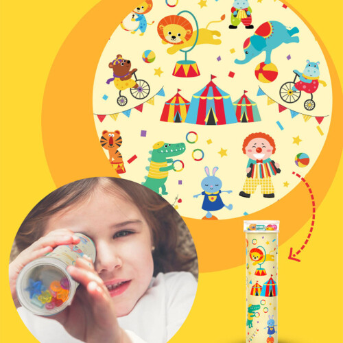 1Pc Iron Kaleidoscope Toy Kid Education Playset (Random Style) 1