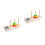 2 Sets Rainbow Stacking Tower Wooden Toddler Toy 5