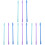12 Pcs Silicone Mask Mixing Stick Diy Stirring Rod 3