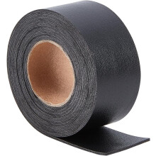 Lanière en cuir noir 1,5 x 79 po, cordon en cuir PU double face couleur litchi, bande souple de 1,7 mm d'épaisseur pour loisirs créatifs, guitare,