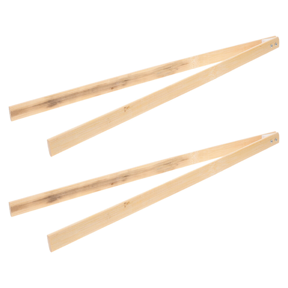 Ohphcall 6 Pcs Bamboo Garbage Picker Grabber Tool For Portable Trash Pickup