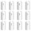 4 Pack Music Accessories Guitar Bone Nut Banjo Slotted Saddle Nuts 1