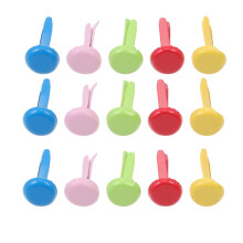 240Pcs Craft DIY Alloy Mini Brads Colorful Decorative Nails for Kids