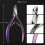 Επαγγελματικό τρίμερ επωνυχίων - Πένσα από ανοξείδωτο ατσάλι με διαβάθμιση 4