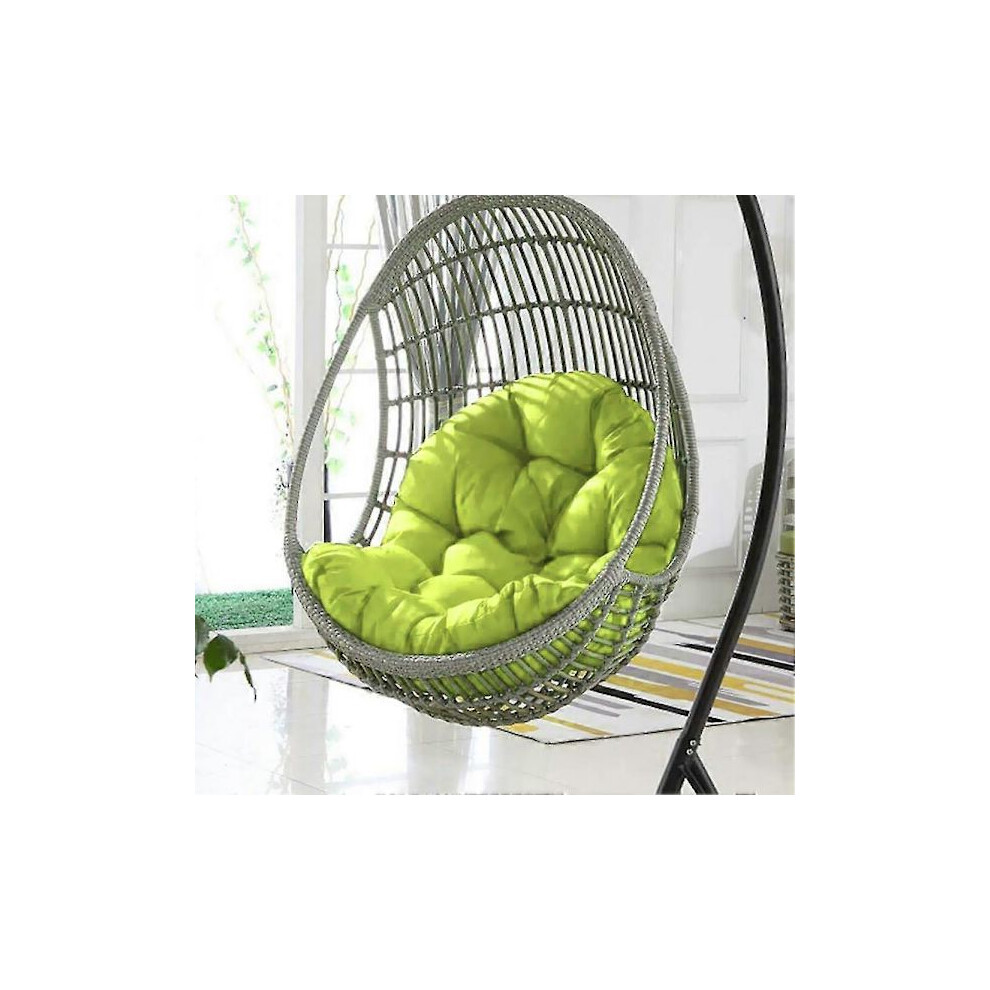 Garden Indoor Hanging Egg Swing Hammock Chair Seat Thick Cushion Pillows (including Seat Cushion Only) Fruit Green 120X80