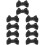 5 Pairs Shoe Clip Bow Decorative Applique For Boots 8