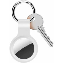 Lot de 3 étuis Airtag - 4 couleurs avec porte-clés blanc