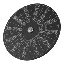 4Pcs Guitar Chord Wheel Aluminum Alloy Music Theory Circle