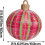 Juldekorationsballong 60cm LK10 5