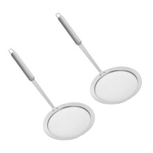 4 Pcs Stainless Steel Fine Mesh Skimmer Spoon For Hot Pot 80 Mesh