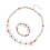 4Sets Armband Und Halskette Set Blüten Schmuck 1