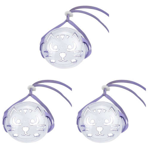 3Pcs Household Kitten Muzzle for Grooming and Easy Use 1