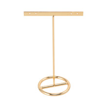 Aufbewahrungsständer für modische Ohrringe, T-förmiger Ohrsteckerständer, Schmuckpräsentationsständer, Organizer, große Größe (Gold)