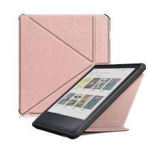 Capa protetora para e-book Kobo Libra Colour de 7 polegadas (lançamento de 2024), capa protetora premium N428TPU com suporte tipo origami.
