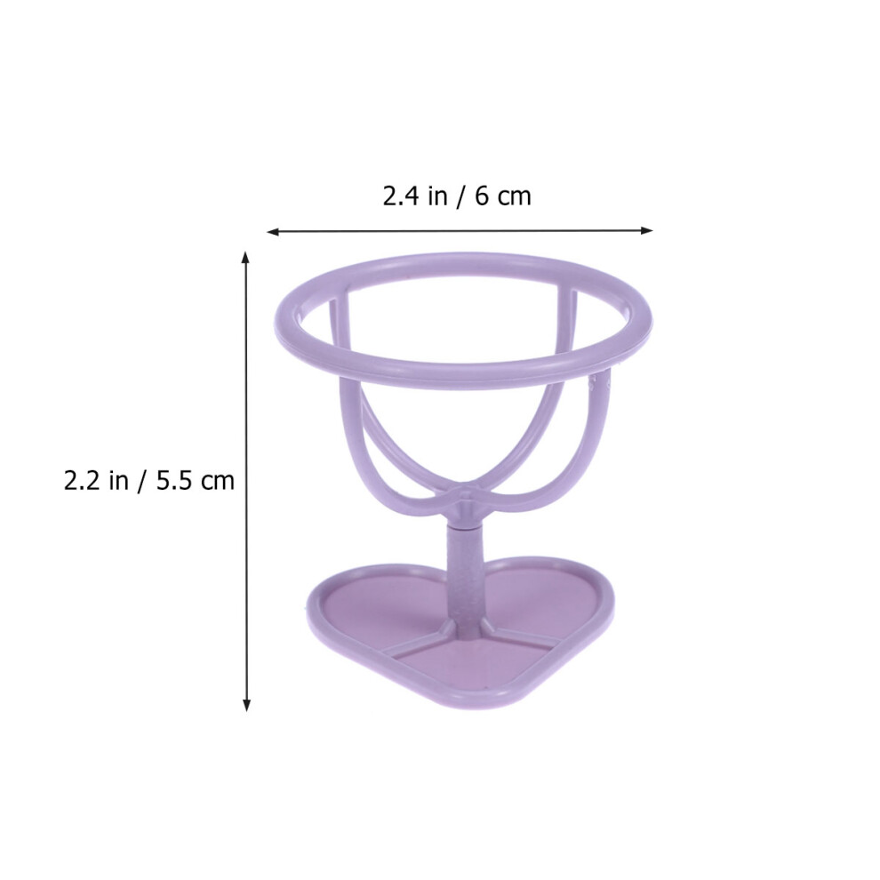 Vaguelly Worgeous 2 Count Powder Puff Stand Holder Power Rack Sponge Miss