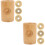 2 Sets Buddhist Divination Copper Coins Prop Game Bucket Tools 6