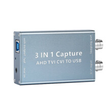 Carte d'acquisition vidéo AHD TVI CVI vers USB 3.0, boîtier d'enregistrement vidéo 1080p 60 ips pour diffusion en direct, carte vidéo TVI CVI