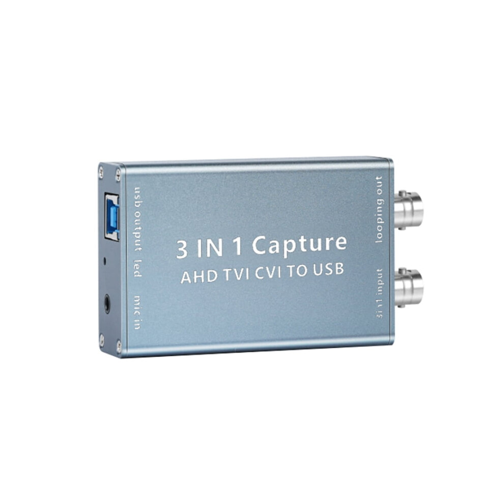Ahd Video Capture Card Tvi Cvi To Usb 3.0 Video Card 1080P 60Fps Video Record Box For Live Streaming Tvi Cvi Video Card 9322103902458