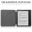 Capa protetora para e-book Kobo Libra Colour de 7 polegadas (lançamento de 2024), capa protetora premium N428TPU com suporte tipo origami. 3