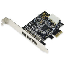 -PEX30016 3Chalafort IEEE1394Firewire1394B & 1394A PCIe1.1X1Cárta TI XIO2213B Éilíonn Sliseanna Tiománaí Seanchéad