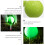Guangmc6pcs LED Pickleballs για εξάσκηση και διασκεδαστικά παιχνίδια γκολφ για παιδιά 2
