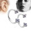 Ζεστή Προσφορά Δημοφιλές Piercing Septo Μύτη Χείλος Φρύδι Αυτιά Διάφραγμα Χόνδρος Helix 5