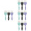 12 Pcs Hair Dyeing Brushes Professional Coloring Tools 7