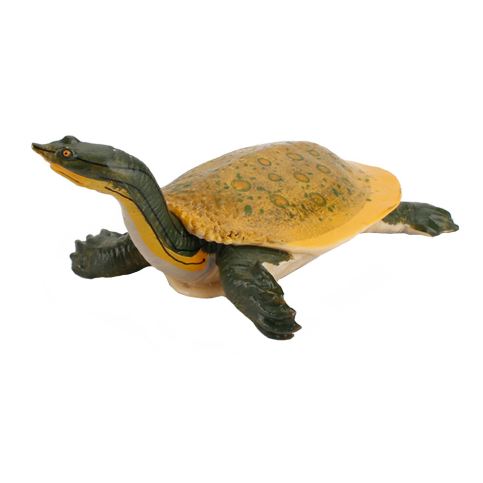 2 Pcs Turtle Model Abs Doll Solid