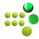 Guangmc6pcs LED Pickleballs για εξάσκηση και διασκεδαστικά παιχνίδια γκολφ για παιδιά 7