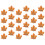 72 Pcs Embroidery Maple Leaf Shaped Applique Cloth Patches For Sewing 1