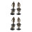 8 Pcs Prehistoric Human Evolution Models Plastic Educational Toys 7