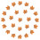 72 Pcs Embroidery Maple Leaf Shaped Applique Cloth Patches For Sewing 3