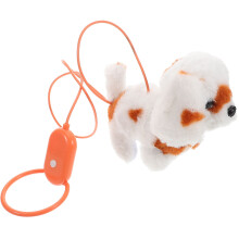 3Pcs Realistic Walking And Barking Toy Dog With Leash For Kids