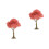 2Pcs Mini Artificial Trees For Sand Table Diorama Garden Decor 5