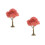 2Pcs Mini Artificial Trees For Sand Table Diorama Garden Decor 7