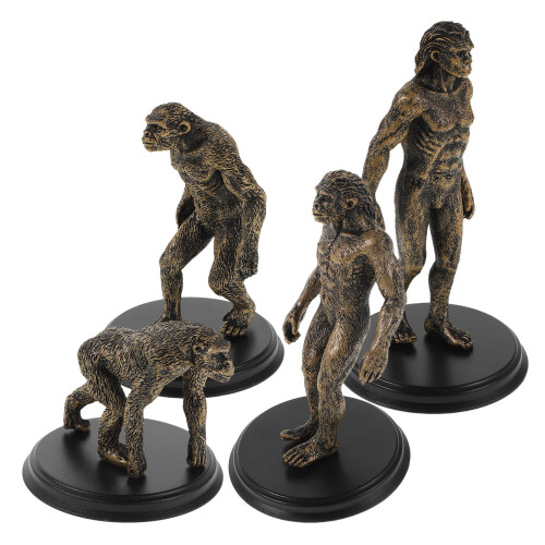 8 Pcs Prehistoric Human Evolution Models Plastic Educational Toys 2