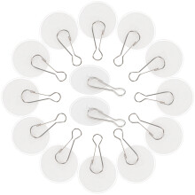 2 Count Clear Adhesive Hooks Ceiling Self For Decorations Decorative