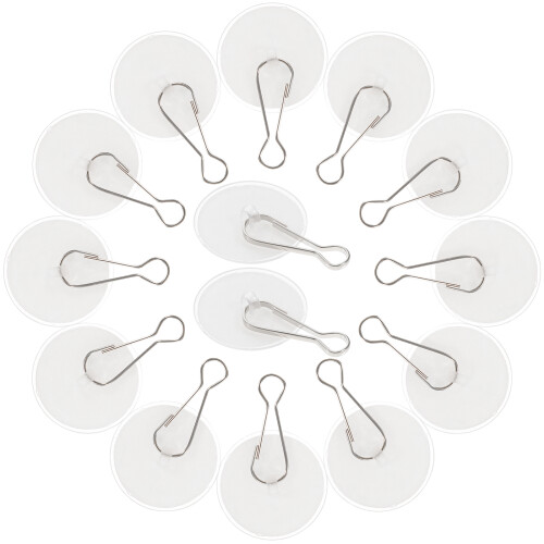 2 Count Clear Adhesive Hooks Ceiling Self For Decorations Decorative