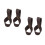 4 Pcs Medieval Style PU Sword Holders For Cosplay Performance 6
